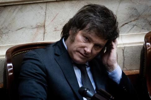 Prezydent Argentyny Javier Miley. Tomas Cuesta/ Getty Images