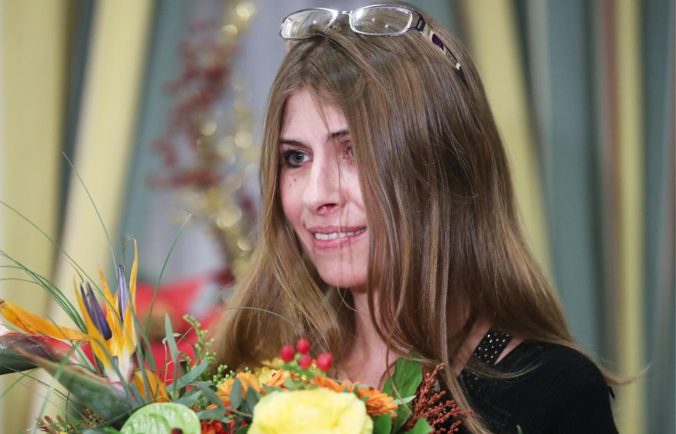 Лауреат литературной премии "Русский Букер" 2017 года писатель Александра Николаенко  Сергей Савостьянов/ ТАСС