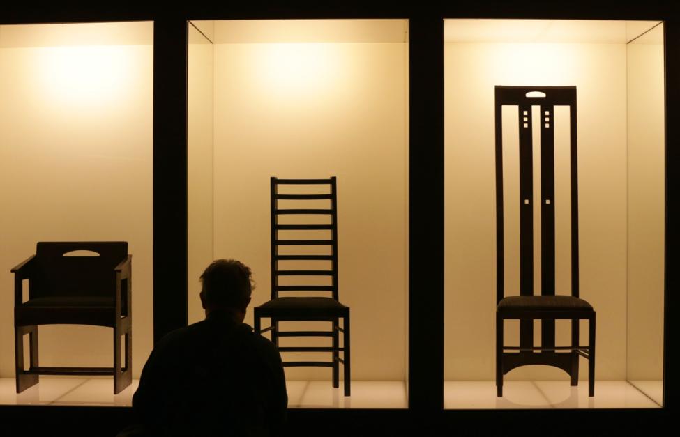 На выставке работ шотландского художника Чарльза Ренни Макинтоша в музее московского Кремля ИТАР-ТАСС/ Артем Геодакян