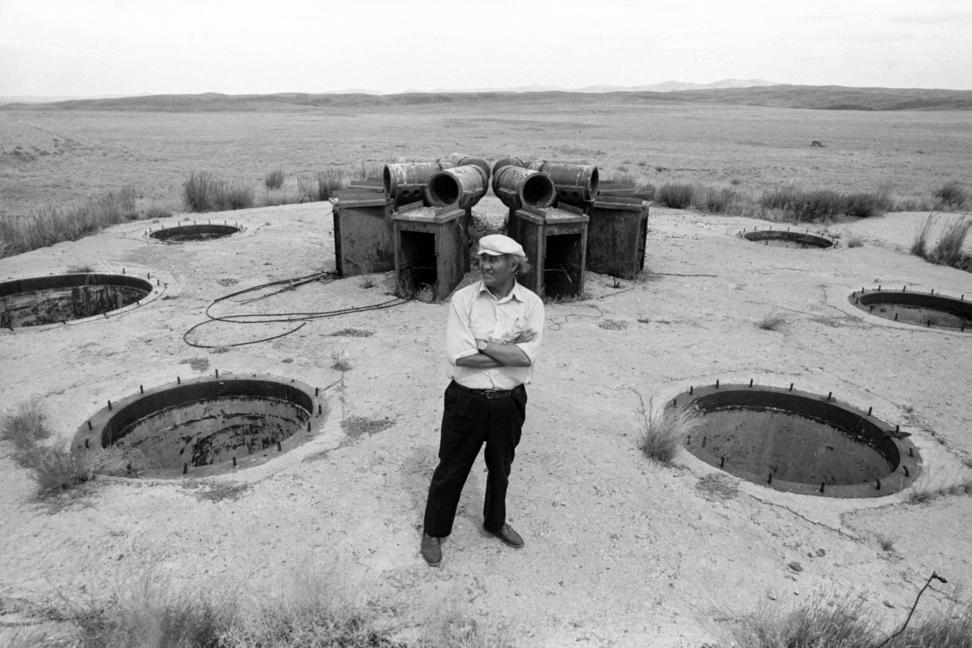 Местный житель на Семипалатинском ядерном полигоне В.Павлунин/ ТАСС