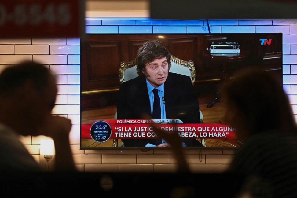 Президент Аргентины Хавьер Милей . REUTERS/ Pedro Lazaro Fernandez