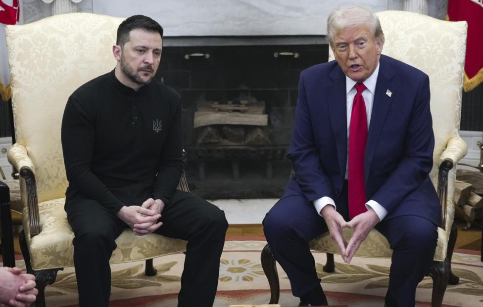Владимир Зеленский и президент США Дональд Трамп. AP Photo/ Mystyslav Chernov