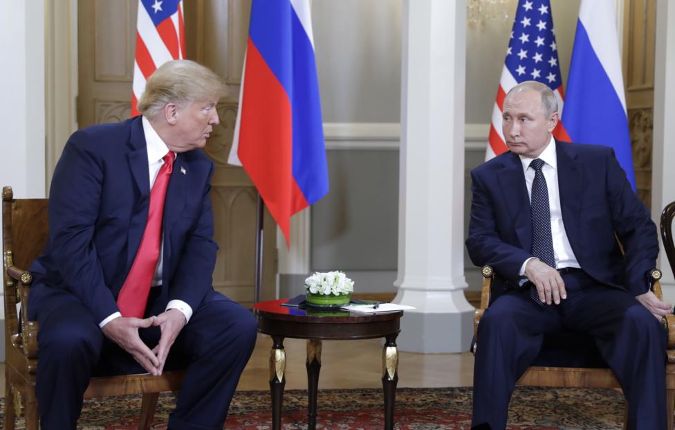 Президент США Дональд Трамп и президент РФ Владимир Путин. Михаил Метцель/ ТАСС