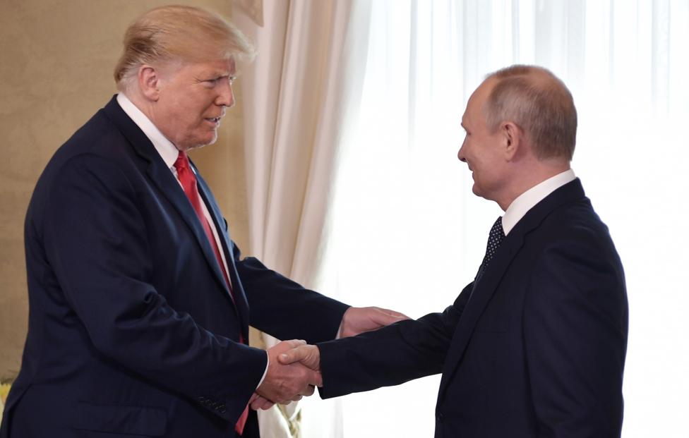 Президент США Дональд Трамп и президент РФ Владимир Путин. Алексей Никольский/ ТАСС