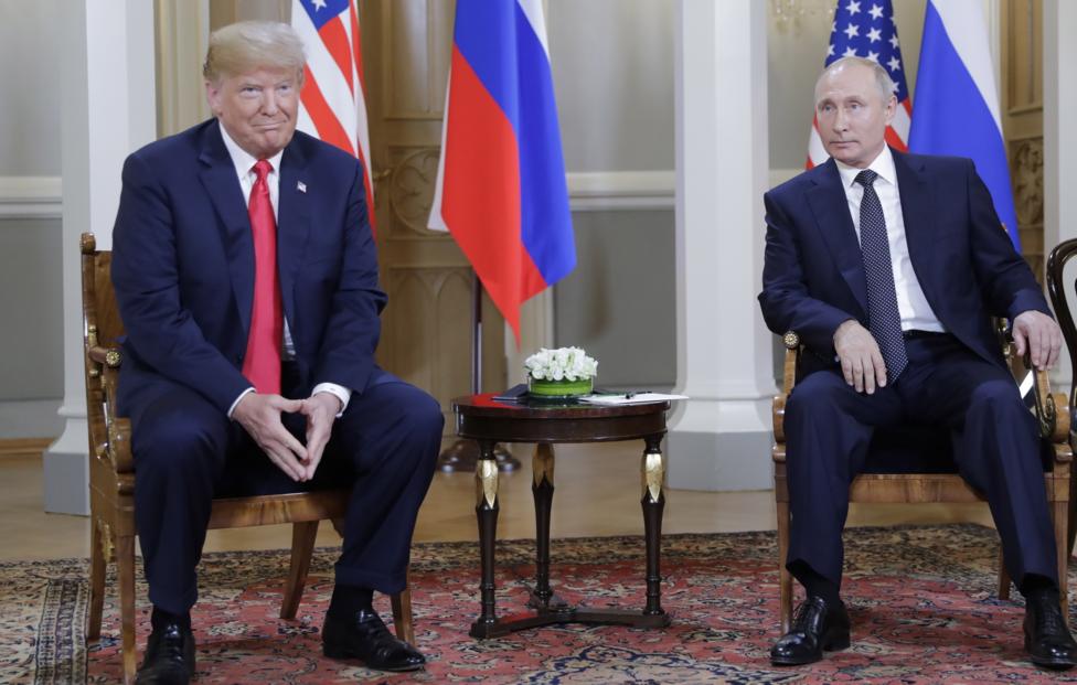Президент США Дональд Трамп и президент РФ Владимир Путин. Михаил Метцель/ ТАСС