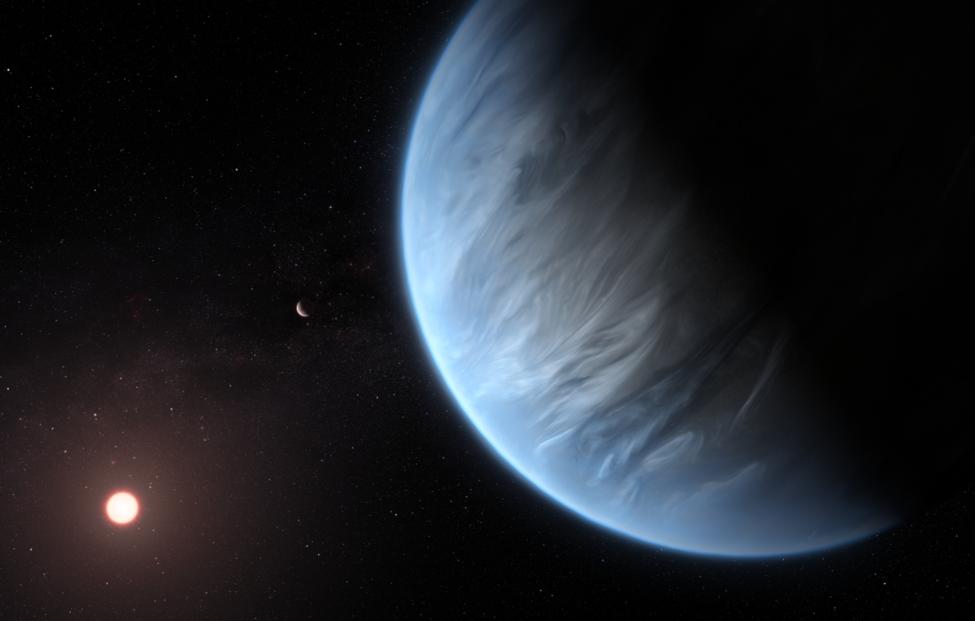 Планета K2-18b. ESA/ Hubble/ CC BY 4.0