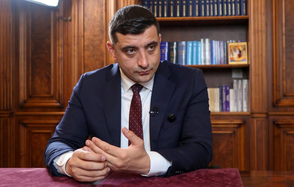 Лидер националистического Альянса за объединение румын Джордже Симион. Inquam Photos/ George Calin via REUTERS