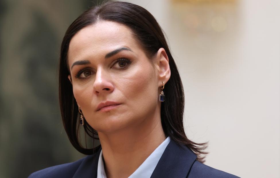 Пресс-секретарь президента Белоруссии Наталья Эйсмонт. Валерий Шарифулин/ POOL/ ТАСС