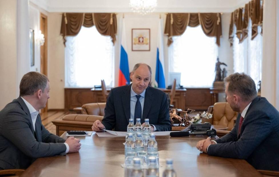 Врио губернатора Свердловской области Денис Паслер. Департамент информационной политики Свердловской области