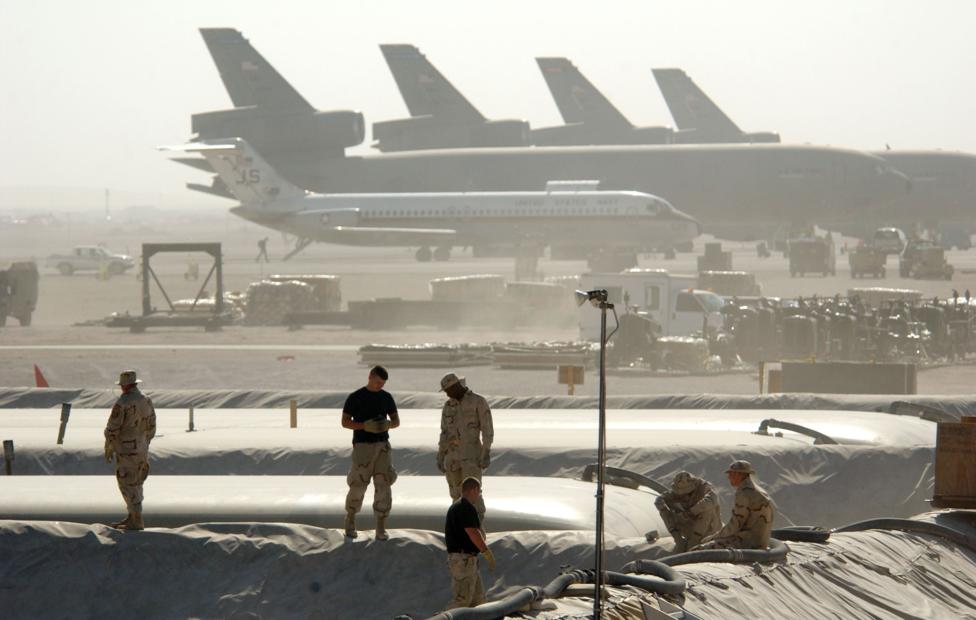 Военноая база Аль-Удейд. Cherie A. Thurlby/ USAF/ Getty Images