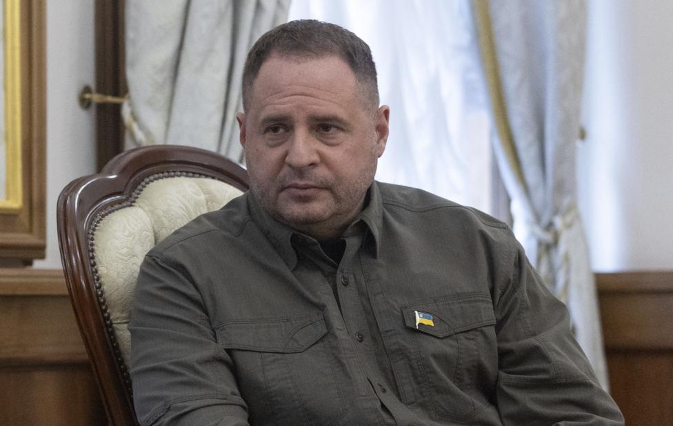 Глава офиса Владимира Зеленского Андрей Ермак. Press Service Of The President Of Ukraine via AP