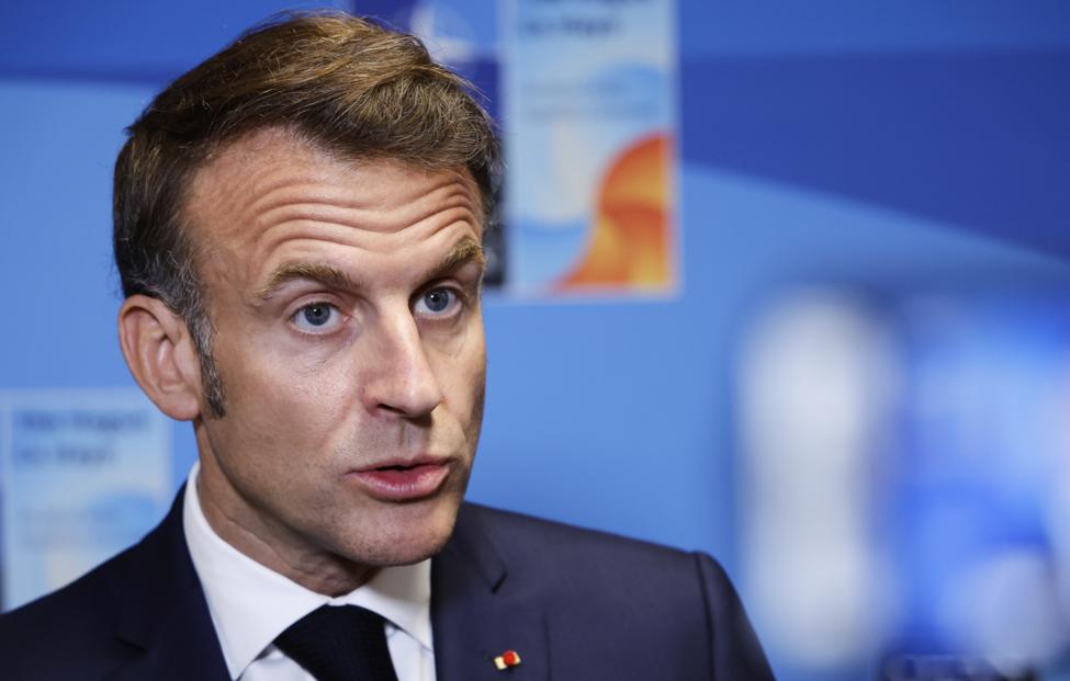Президент Франции Эмманюэль Макрон. AP Photo/ Geert Vanden Wijngaert