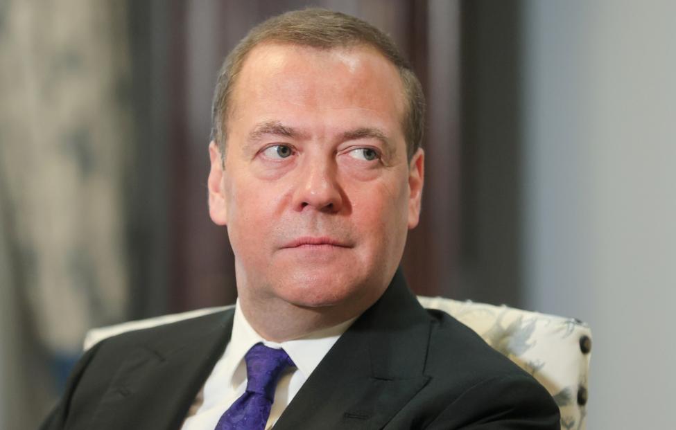 Заместитель председателя Совета безопасности РФ Дмитрий Медведев. Екатерина Штукина/ POOL/ ТАСС