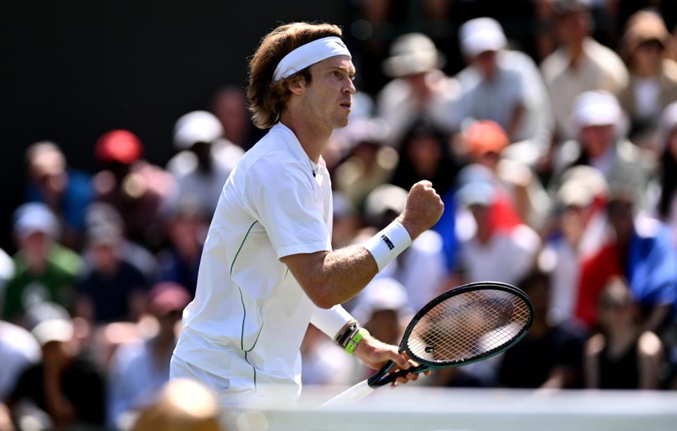 Андрей Рублев. Mike Hewitt/ Getty Images