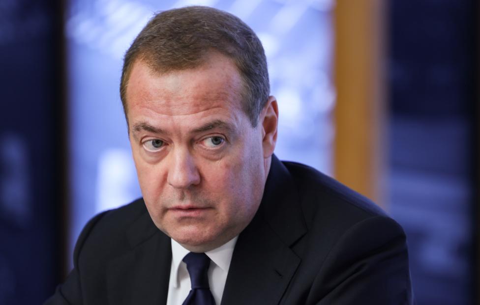 Заместитель председателя Совета безопасности РФ Дмитрий Медведев. Екатерина Штукина/ POOL/ ТАСС