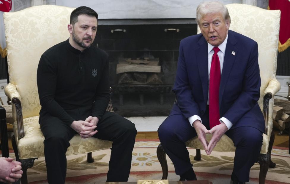 Президент США Дональд Трамп и Владимир Зеленский. AP Photo/ Mystyslav Chernov