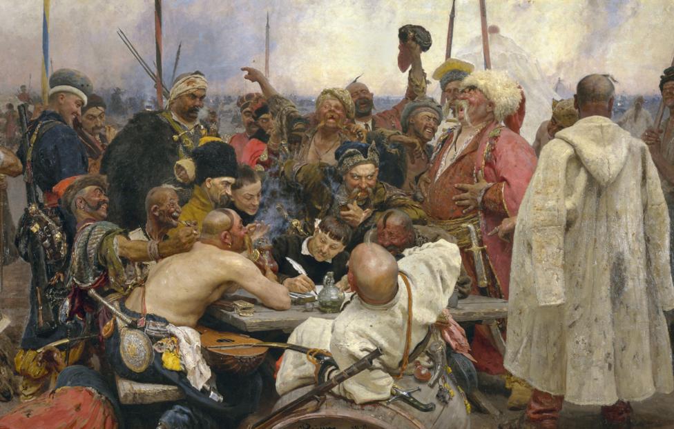 Картина Ильи Репина "Запорожцы", 1880–1891 годы. Bildagentur-online/ Universal Images Group via Getty Images