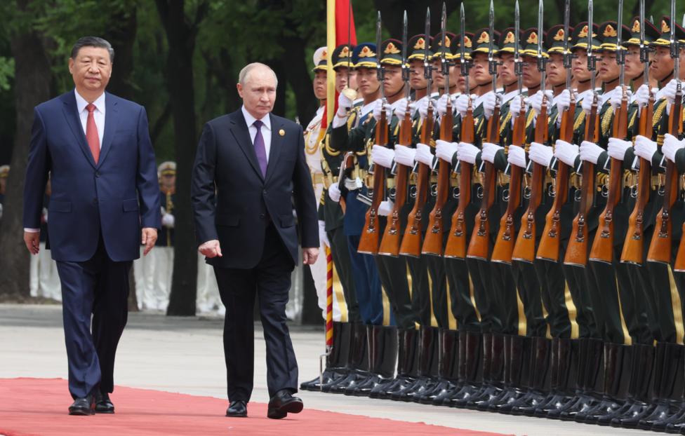 Председатель КНР Си Цзиньпин и президент России Владимир Путин. Михаил Метцель/ POOL/ ТАСС