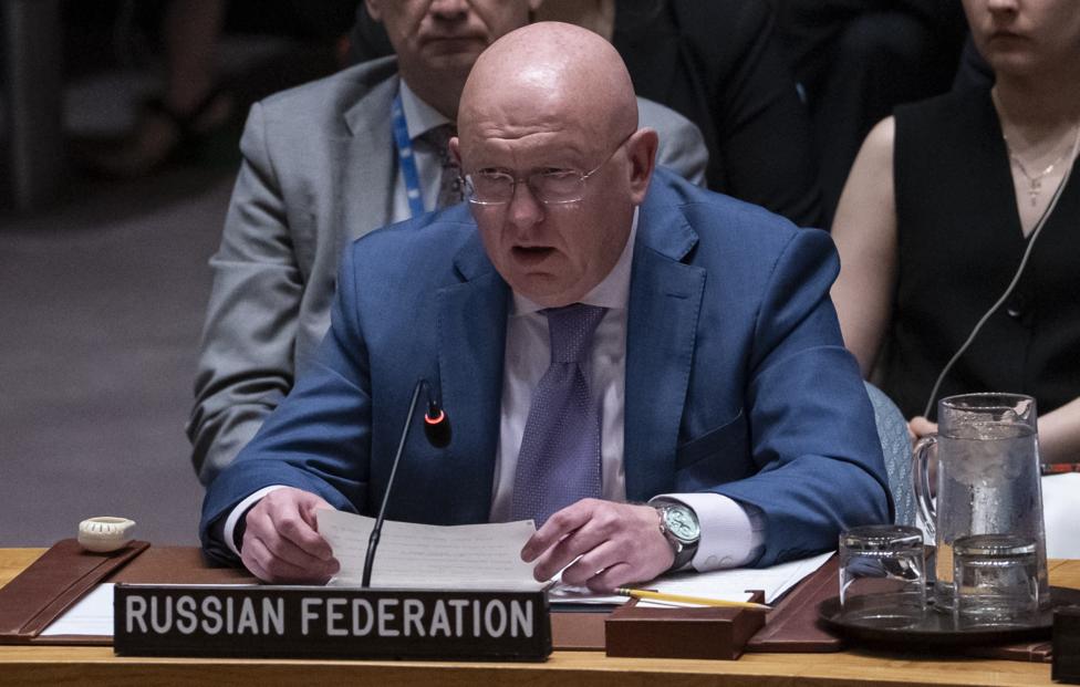 Постоянный представитель России при ООН Василий Небензя AP Photo/ Yuki Iwamura