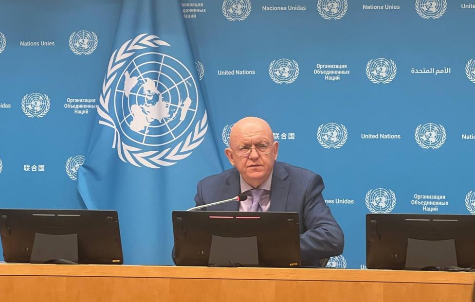 Постоянный представитель России при ООН Василий Небензя Денис Соловых/ ТАСС