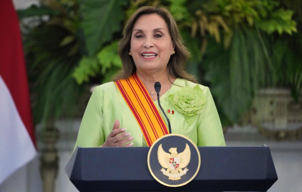 Президент Перу Дина Болуарте AP Photo/ Achmad Ibrahim