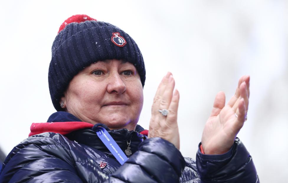 Президент Федерации лыжных гонок России Елена Вяльбе Егор Алеев/ ТАСС