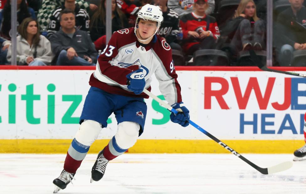 Нападающий "Колорадо" Захар Бардаков Bruce Bennett/ Getty Images