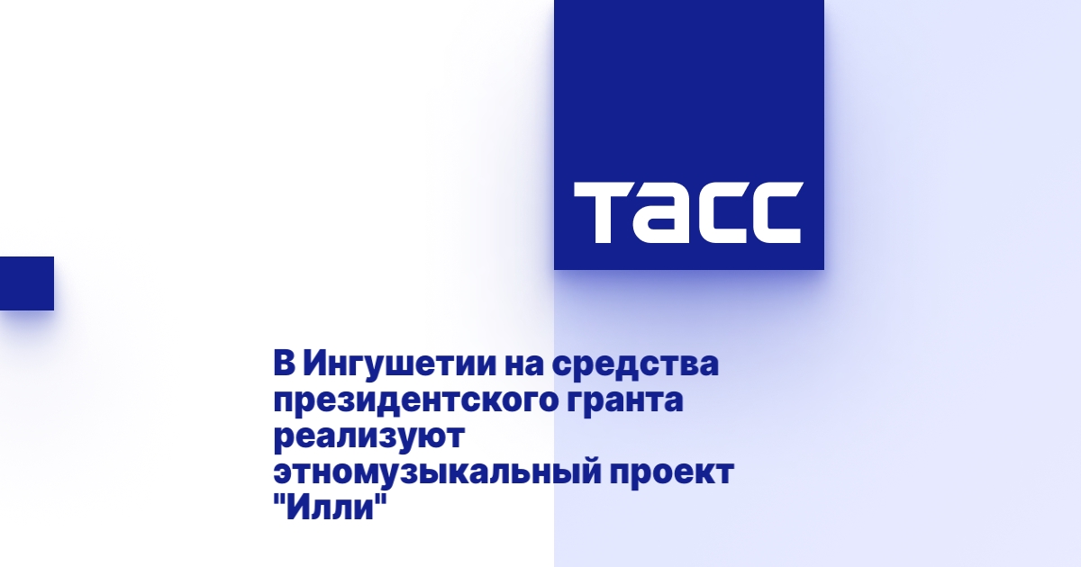 Проект президентского гранта образец