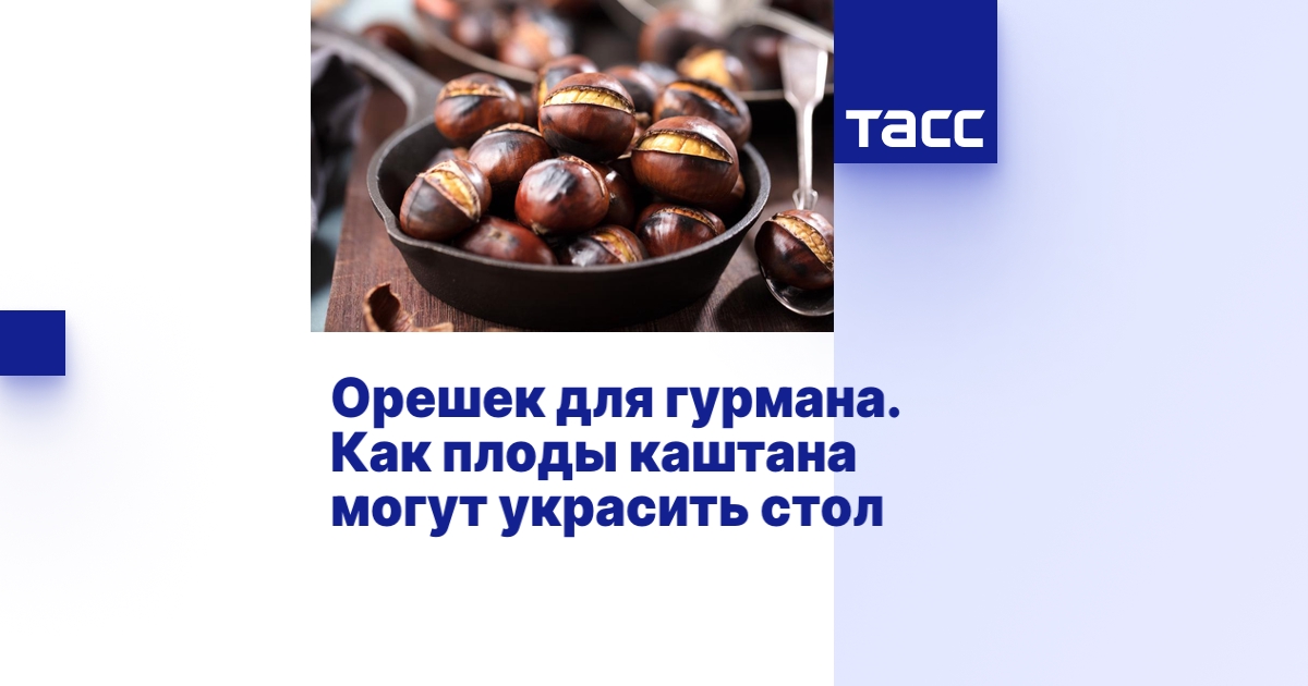 Какие каштаны можно есть, как выбрать каштаны и как их правильно готовить